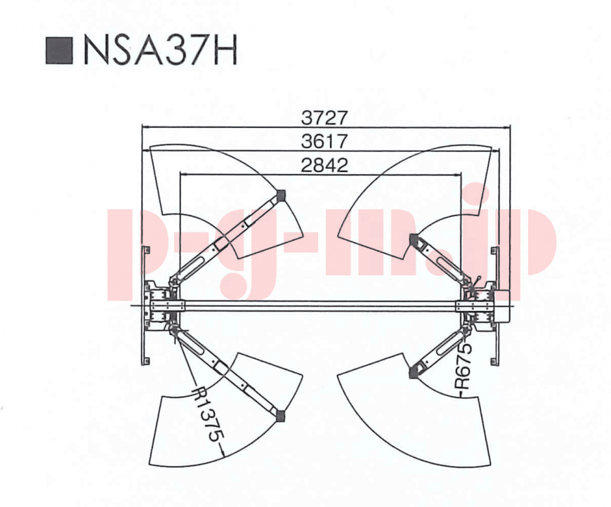 Bishamon（ビシャモン） NAS37H 門型リフト 3.7t